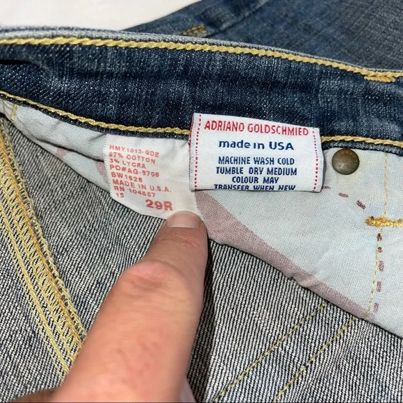 ✨4xHOST PICK✨Adriano Goldschmied Angel Jeans Vintage - Picture 6 of 16